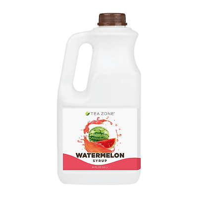 #ad Tea Zone Watermelon Syrup Bottle 64oz J1091 $26.78