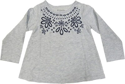 #ad First Impressions Baby Shirt top Grey Floral 24 months 33 35quot; 27 30 lbs $7.99