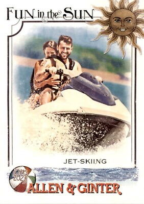#ad 2023 Topps Allen amp; Ginter Fun in the Sun # FITS 10 Jet Skiing $0.99