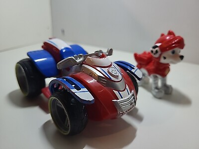 #ad Paw Patrol Ryder#x27;s Rescue ATV Vehicle Red Blue And Knights Rescue Marshall $7.00