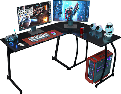 #ad L Shaped Corner Desk Computer Gaming Desk Modern Home PC Table Office Writing $94.99