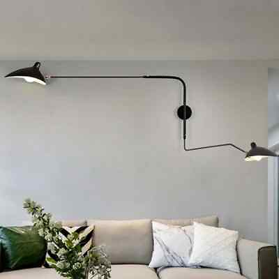 #ad #ad Wall Light Bedroom Bedside Reading Lamp Long Arm Adjustable Lighting Decoration $42.50
