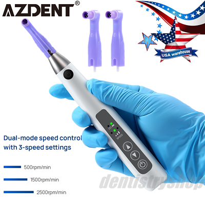 #ad AZDENT Dental Cordless Hygiene Prophy Polishing Handpiece 360° Swivel $84.99