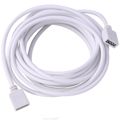 #ad 2.5M 5M Extension Line Cable Cord Adapter For 5050 3528 RGB LED Strip Lights $7.99