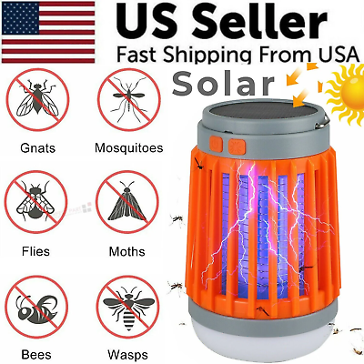 #ad Solar USB Mosquito Killer Light Electronic Fly Bug Insect Zapper Trap Pest Lamp $14.74