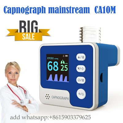 #ad CA10M Capnograph End tidal CO2 Respiration rate For adult pediatric and neonate $269.00
