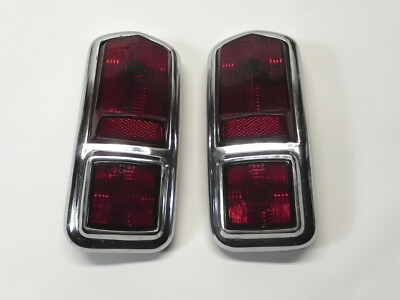 #ad 1949 50 FRAZER *USED* TAIL LIGHT ASSEMBLY SOLD AS A PAIR GLASS LENS $224.97