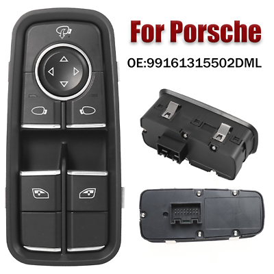 #ad ABS Car Window Control Switch 99161315502DML For Porsche 991 718 Boxster Cayman $68.50