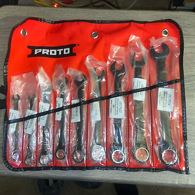 #ad Proto SAE Ratchet Wrench Set 9pc JSCR9. 1 4”to3 4” $126.00