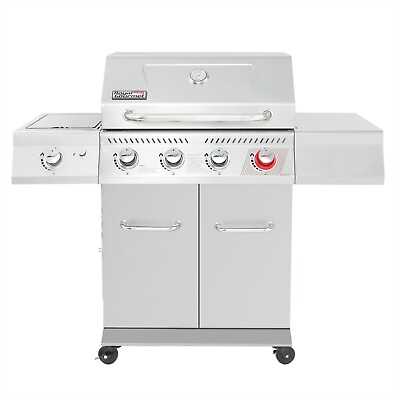 #ad Royal Gourmet Stainless Steel Propane Gas Grill 4 Burner Outdoor BBQ Cooker $359.99