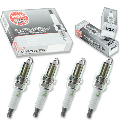 #ad 4 pcs NGK V Power Spark Plugs for 1992 2000 Honda Civic 1.6L 1.6L 1.5L L4 ie $16.69