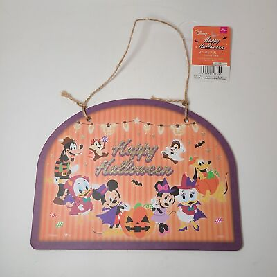 #ad Disney Mickey and Friends Happy Halloween Hanging Decor $7.00