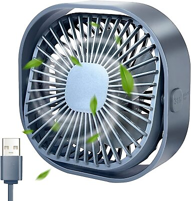 #ad USB Desk Table Fan Personal Small Air Circulator Quiet Mini Portable Fan $12.99