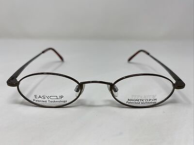 #ad Easy Clip OLIVER COUNTRY 10 45 20 140 Brown Full Rim Eyeglasses Frame GZ38 $65.00