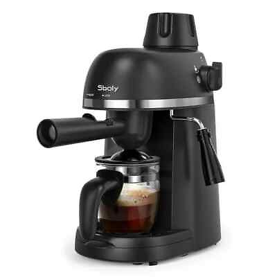 #ad Sboly Coffee Maker Steam Espresso Bar Machine with Milk Frother 1 4 Cup Steam $39.99