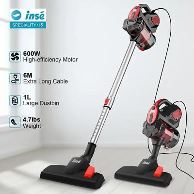 #ad Vacuum Cleaners 18kpa Powerful Suction 600w Motor 4 in 1 Stick Handheld Corded $84.49