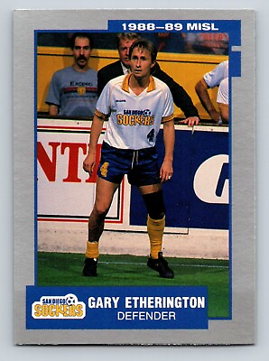 #ad Gary Etherington 1988 89 Pacific MISL #16 San Diego Sockers $1.75