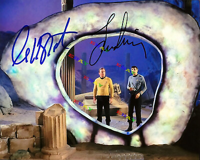 #ad Star Trek Leonard Nimoy William Shatner Autographed Signed Photo Reprint $18.99