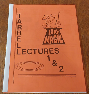 #ad Lecture Given on Harlan Tarbell#x27;s Like Magic Tarbell Lectures 1 amp; 2 Magic Book $19.95
