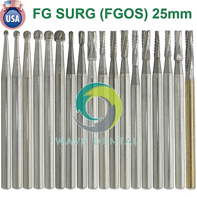 #ad #ad Wave Dental Carbide Surgical Round Bur 2 4 Surgical Long Bur 557 25mm High Speed $134.99