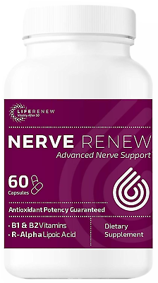 #ad Nerve Neuropathy Relief Repair Renew LIFE RENEW B1 B12 Vita R Alpha 60 Pills $49.95
