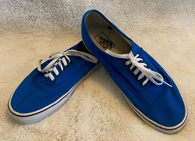 #ad Vans Of the Wall Blue and White TB4R Canvas Low Top Lace Up Size 12 Sneakers $19.95
