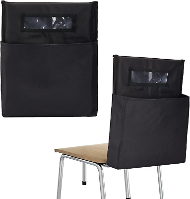 #ad 2 Pack Chair Back Pockets Storage School Seat Pockets Storage for Classrooms $27.09