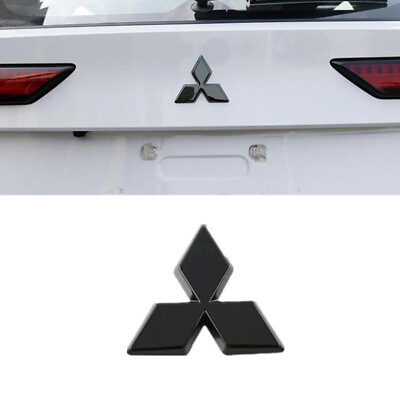 #ad For Mitsubishi Outlander 2022 2023 2024 Glossy Black Rear Logo Emblem Cover Trim $13.99