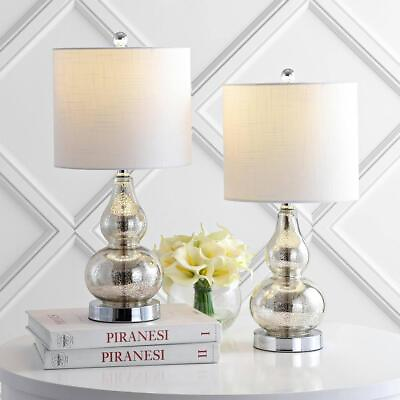 #ad #ad JONATHAN Y Bedside Table Lamp 20.5quot; Classic n#x27; Glam Gourd Rotary Drum Plug In $94.93