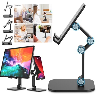 #ad Adjustable Universal Tablet Stand Desk Holder Mount For Cell Phone iPad iPhone $6.90