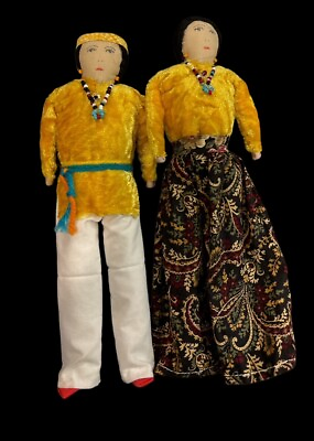 #ad VINTAGE Navajo Dolls Handmade Native American Indian $24.95