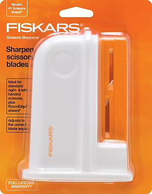 #ad Fiskars Universal Desktop Scissors Sharpener 198620 $17.99