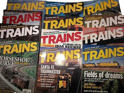 #ad Trains 2004 Magazine 12 Issues Magazines $99.99