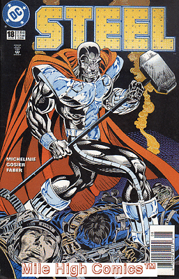 #ad STEEL 1993 Series DC #18 NEWSSTAND Near Mint Comics Book $18.00