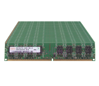 #ad Lot Hynix 10pcs 2GB 2RX8 PC2 6400U DDR2 800MHz RAM Memory DIMM Desktop Intel Kit $43.70