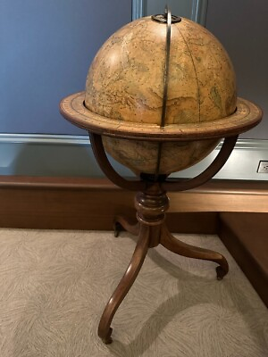 #ad Celestial Antique Globe Circa 1850 from England On a wooden stand $5000.00