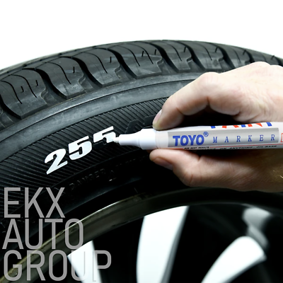 #ad Waterproof Permanent Paint Marker Pen Ink Car Tyre Tire Tread Rubber Metal TOYO $3.69