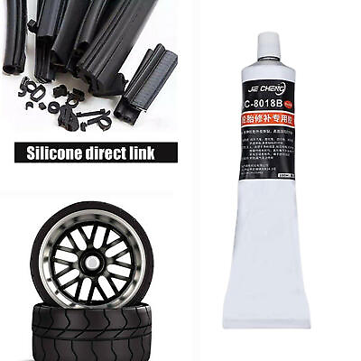 #ad 50 100ml Car Rubber Tire Repair Artifact Glue Tyre Cracks Adhesive Liquid Tools $13.49