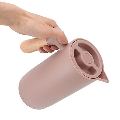 #ad 1L Thermal Coffee Carafe Portable Insulation Coffee Pot Stylish Water Tea Pot... $31.83