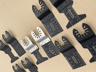 #ad $14.78 FOR 10 PCS Oscillating Saw Blades 10 PC Metal Wood Multitool Blades Quick $14.78