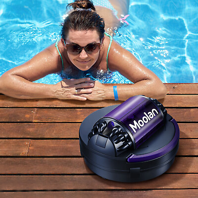 #ad Moolan X1 Cordless Vacuum Pool Robotic Cleaner Above Ground Pools Lasts 120 Mins $179.79