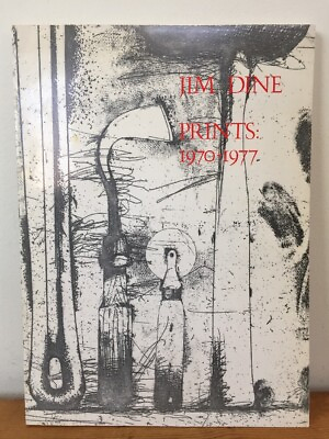 #ad Vintage 1977 Jim Dine Prints 1970 1977 Fine Art Collection Soft Cover Book $35.99