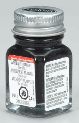 #ad Testors 1 4 oz Semi Gloss Black Enamel Model Paint 1139 $3.59
