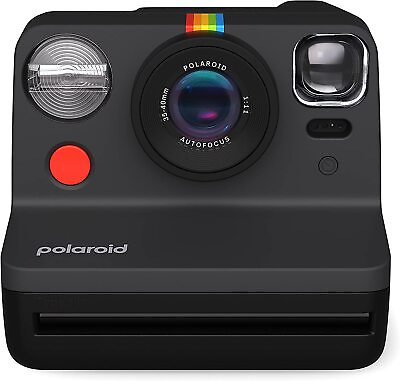 #ad Polaroid Now 2nd Generation I Type Instant Film Camera Black 9095 $72.24
