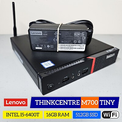 #ad Lenovo ThinkCentre M700 Tiny PC i5 6400T 16GB 512GB SSD Win 11 Pro WIFI $119.99