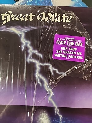#ad Great White Shot In The Dark Vinyl Lp $40.00