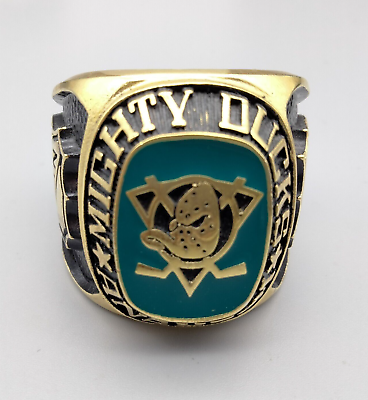 #ad Anaheim Mighty Ducks Balfour Giant Oversized Championship 1.5quot; Interior Ring $43.99