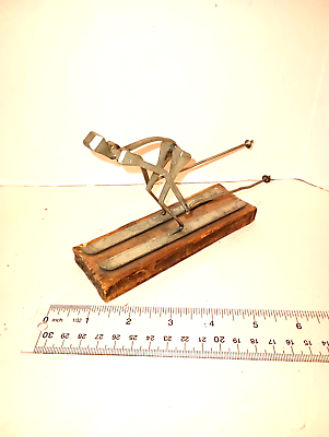 #ad Metal Art Nuts amp; Bolts Figurine Skier 6 in. made in Spain $20.00