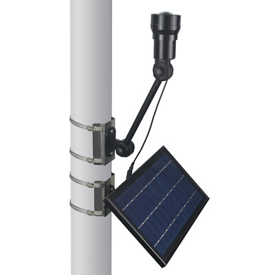 #ad Solar LED Adjustable Flagpole Spot Light 450 Lumens LumeGen $94.98