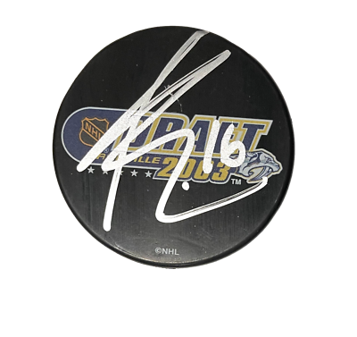 #ad Paul Bissonnette Signed Autograph 2003 Draft Hockey Puck Biz Nasty Barstool $399.95